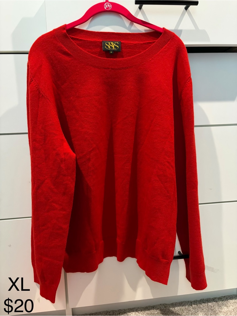 SSS Red Crewneck Sweater - Women's XL
